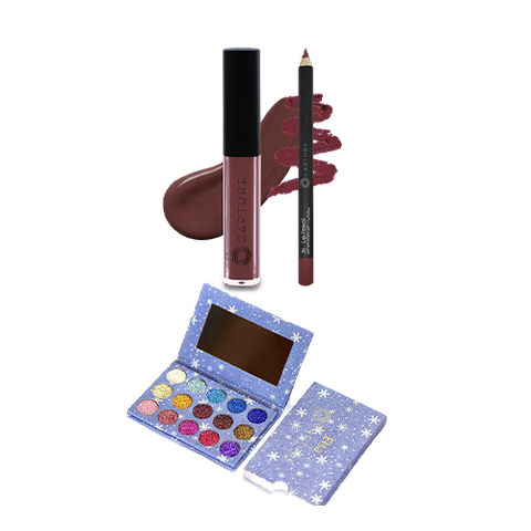 Lipstick, Lip Pencil and Eye Shadow